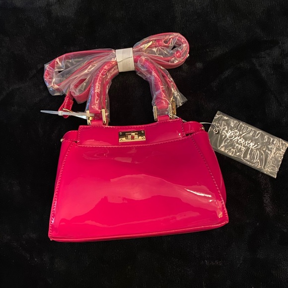 pink mini purse